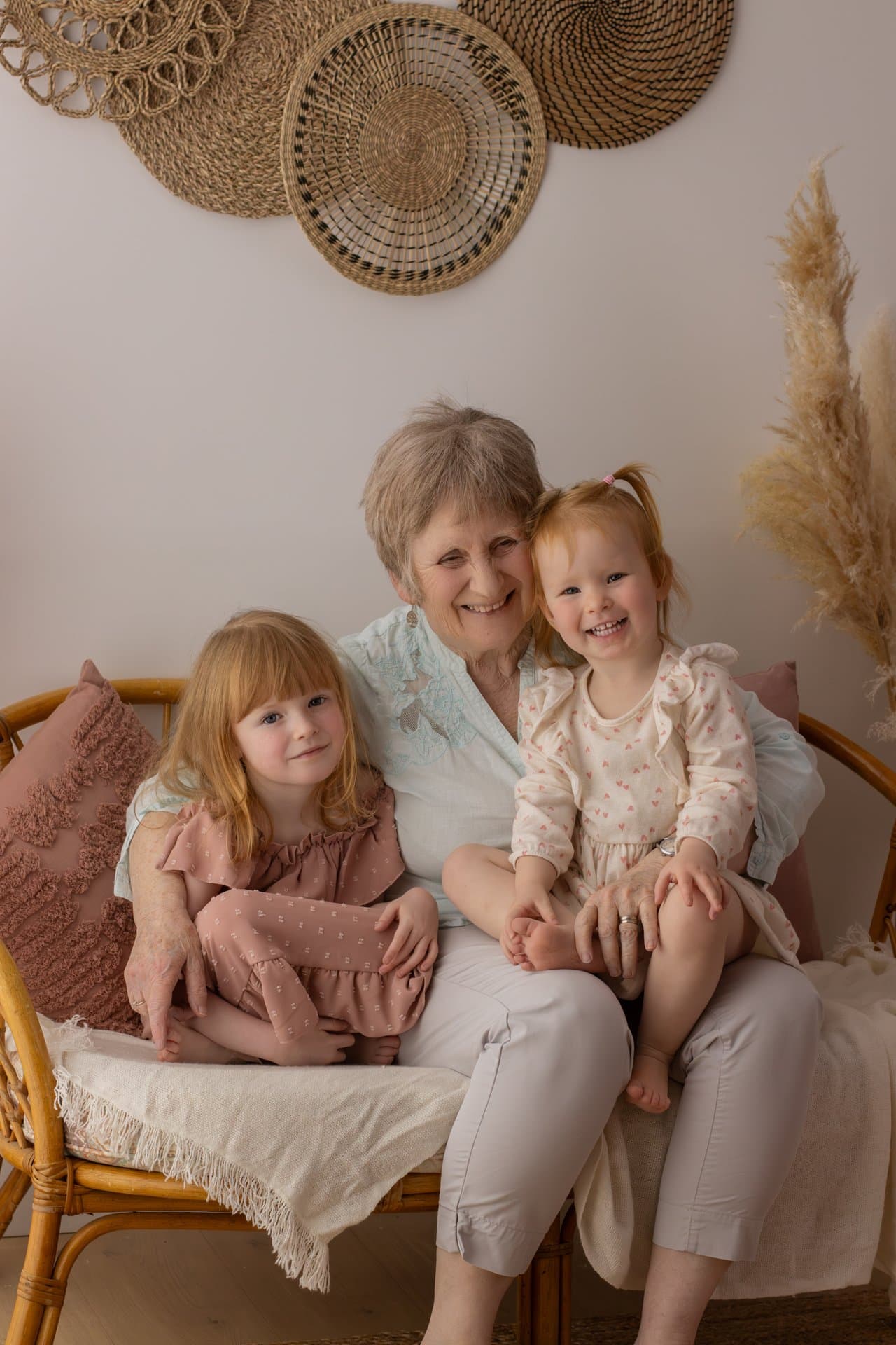 Family portrait photography session with parents and baby in Sheffield